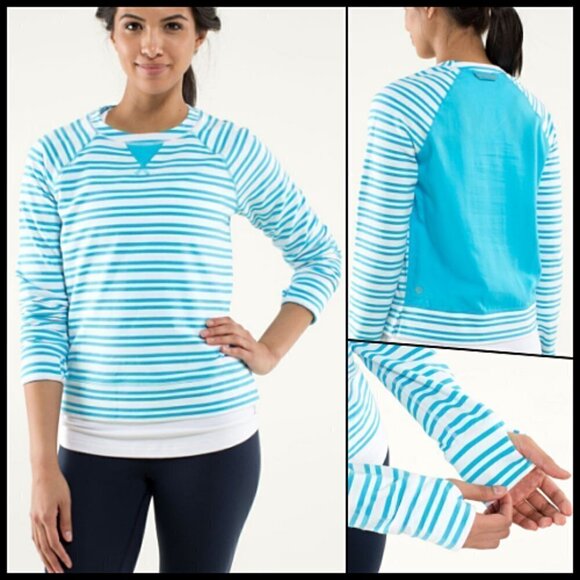 Lululemon Voyage Pullover Soft Lightweight Blue 6 - Picture 1 of 5